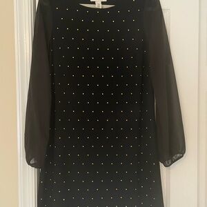White House Black Market Sheath Dress with Bishop Sleeves